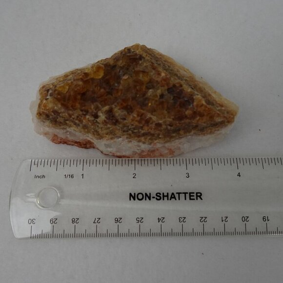 Citrine Geode Crystal ?? 10.5 oz 4" Long Mineral Specimen Quartz Crystal Healing - Picture 8 of 12